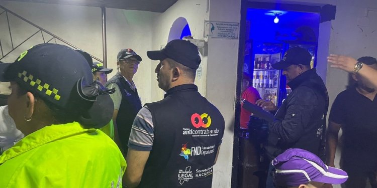 GOAT intensifica ofensiva contra el contrabando en Ibagué: un bar fue cerrado por licor con estampilla falsa