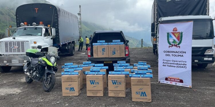 Golpe de $21 millones al contrabando: GOAT incauta 7.000 cajetillas ilegales en el norte del Tolima