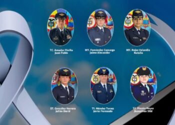 Estos son los seis tripulantes de la FAC fallecidos en siniestro en el Putumayo