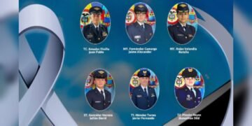 Estos son los seis tripulantes de la FAC fallecidos en siniestro en el Putumayo