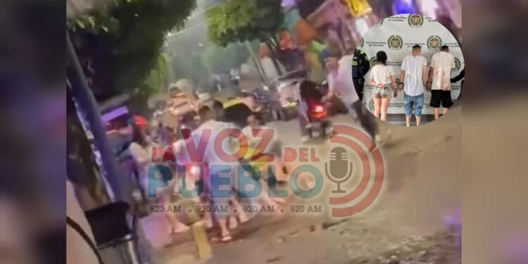 Tres detenidos por riña que terminó con un herido en Melgar