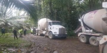 Camiones robados estaban listos para entrar al negocio de la minería ilegal