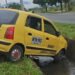 ¡Se fue a la cuneta! Taxi terminó accidentado rumbo al aeropuerto de Ibagué