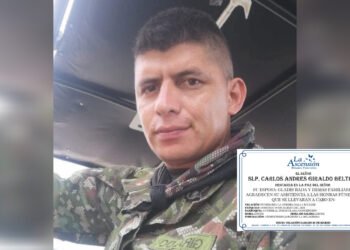 Ibagué despide al soldado profesional Carlos Andrés Giraldo Beltrán