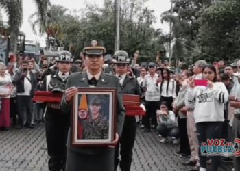 Dolor en Chaparral: despiden a soldado que murió en accidente aéreo