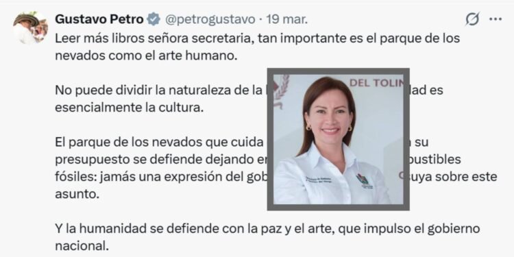 “Lea más libros, señora secretaria”: Petro le responde a Erika Lozano, funcionaria de la Gobernación del Tolima