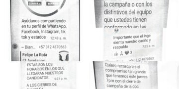 Se filtran chats que demostrarían participación en política de funcionarios a favor de Carolina Hurtado. Hay al menos ocho investigados