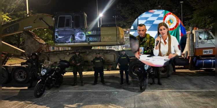 “Maquinaria pasa ‘legal’ y termina en minería ilegal”: gobernadora del Tolima denuncia controles en las vías