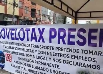 Trabajadores de Velotax se rebelan contra intervención de la Supertransporte, no quieren nuevo gerente
