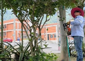  Administración Municipal arregló alumbrado público y embelleció el Parque de Belén