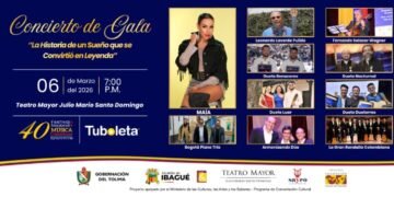 Cuenta regresiva para el Concierto de Gala del 40 Festival Nacional de la Música Colombia: boletería desde $60.000 y últimos cupos
