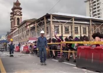 Activista asegura que obrero agredió con gestos obscenos a las mujeres durante marcha del 9 de marzo