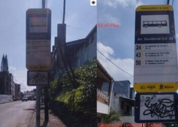 SETP reporta daños y actos de vandalismo en paraderos del sistema