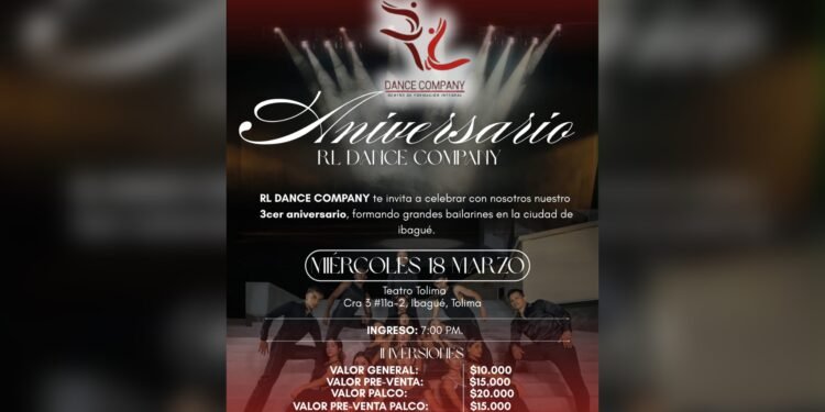 Rl Dance Company celebra su 3º tercer aniversario con un gran homenaje a la música latina