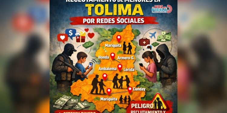 “Están cazando a los jóvenes por redes”: revela grave panorama de reclutamiento y desapariciones en el Tolima