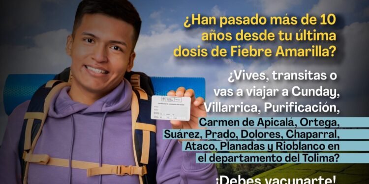 Semana Santa con alerta sanitaria: ¿12 municipios del Tolima, bajo prioridad por aumento de fiebre amarilla?