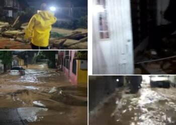 Nueva inundación golpea varios barrios en Melgar, deja daños en viviendas y colapso de muros de contención