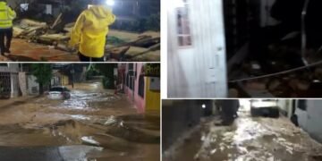 Nueva inundación golpea varios barrios en Melgar, deja daños en viviendas y colapso de muros de contención