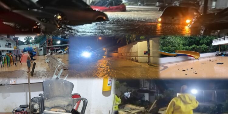 El 70% de Melgar está inundado, hasta la estación de Bomberos se afectó