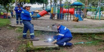 Volvieron a hurtar cableado de alumbrado público en el barrio Belén