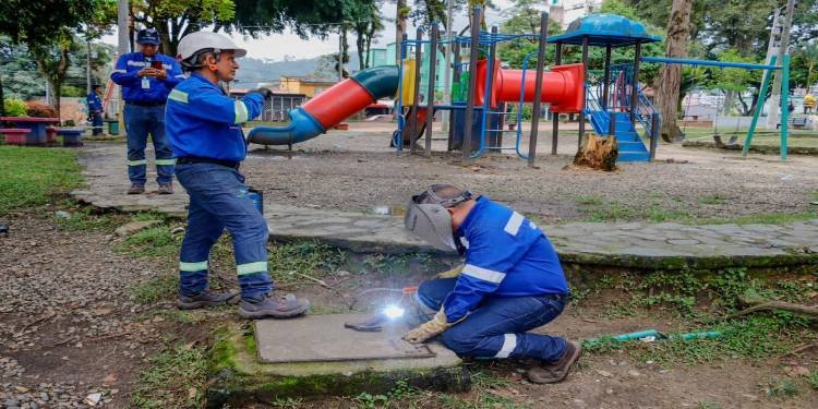 Volvieron a hurtar cableado de alumbrado público en el barrio Belén