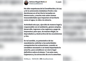 Gobernadora Adriana Magali Matiz responde a quienes la acusan de no proteger el Tolima