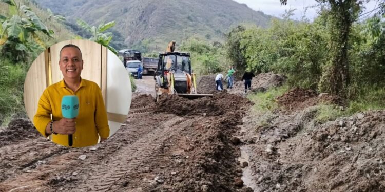 “Cada aguacero es un riesgo”: alcalde de San Antonio alerta por vía inestable en el sector Zanja Honda