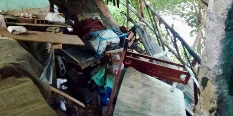 Urgente: familia relata el momento en que la pared se vino abajo mientras dormían en Honda