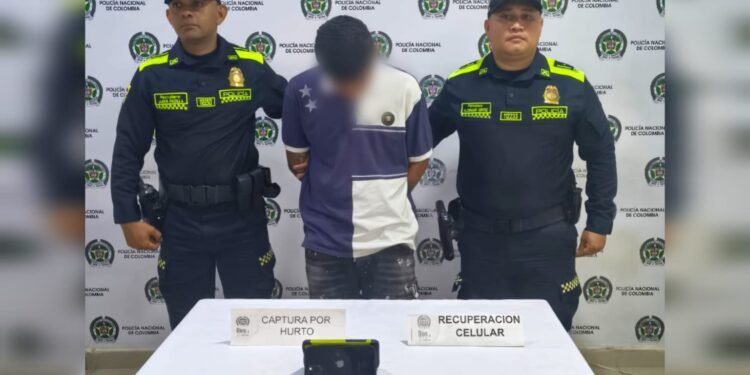 ¡A Mateo el GPS lo cazó! Cayó tras robar celular en Ibagué