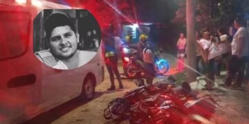 En Alvarado un motociclista se estrelló contra un poste y murió