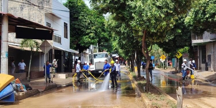 Melgar restableció el servicio de agua tras la emergencia y llama a no cancelar reservas en Semana Santa
