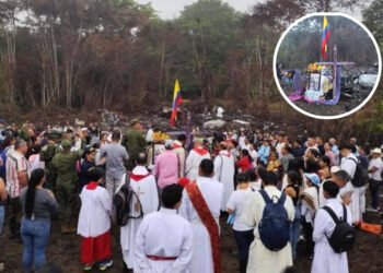 Puerto Leguízamo recuerda la tragedia del Hércules C-130 con lágrimas y velas