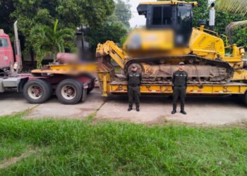 ¡Atención! Incautaron maquinaria tras operativo en zona rural de Ortega