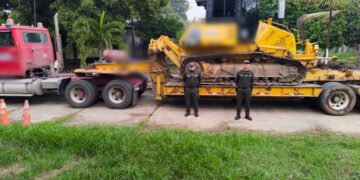 ¡Atención! Incautaron maquinaria tras operativo en zona rural de Ortega