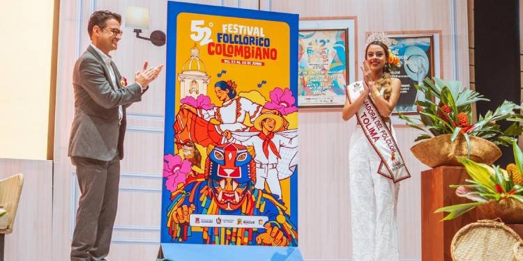 Secretario de Cultura de Ibagué destacó que la imagen oficial del Festival Folclórico Colombiano fue creada por un artista local