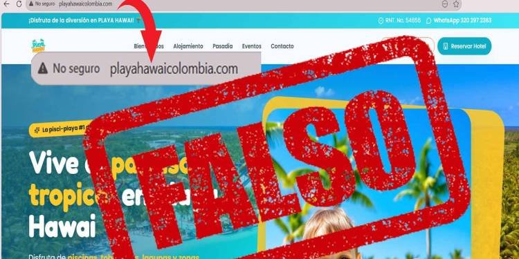 Playa Hawai advierte sobre página web que suplanta al Parque Recreativo 