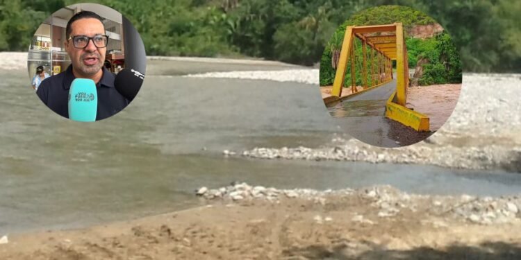 Alerta en Ortega por colmatación de ríos que amenaza la movilidad de 50 veredas