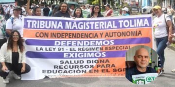 Magisterio del Tolima se suma al paro nacional del 15 de abril por crisis en salud, cesantías y pensiones