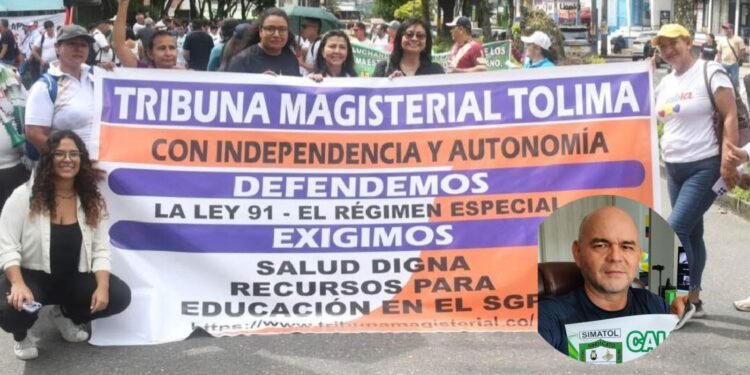 Magisterio del Tolima se suma al paro nacional del 15 de abril por crisis en salud, cesantías y pensiones