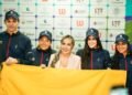 Autoridades del Deporte entregaron bandera a delegación de Colombia que estará en la ‘Billie Jean King Cup’ en Ibagué