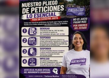 “El país no puede funcionar con un catastro mal hecho”: Tatiana Muñoz habló del inicio de bloqueos indefinidos en 10 departamentos por avalúos “expropiatorios”