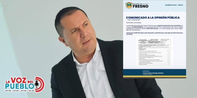 Alerta en Fresno denuncian estafas con cobros de $130.000 por falsos empleos a nombre de la Alcaldía