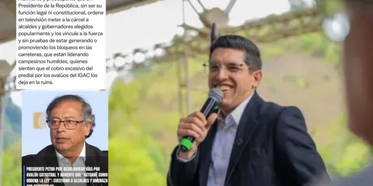 “Nos dejaron solos”: alcalde de Cajamarca arremete por avalúos y presión del Gobierno Petro