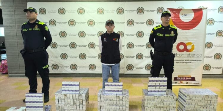 Golpe al contrabando en Ibagué: más de 2.200 cajetillas ilegales fuera del mercado