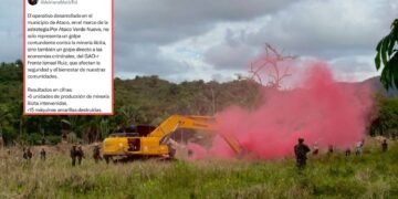 ¡Buena esa! $10.080 millones dejaron de recibir estructuras criminales dedicados a la extracción ilegal de oro en el Tolima