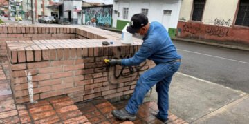 Inescrupulosos rayaron con frases y grafitis varios muros del  Complejo Cultural Panóptico