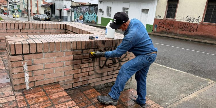 Inescrupulosos rayaron con frases y grafitis varios muros del Complejo Cultural Panóptico