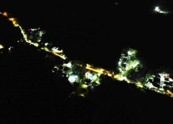 Corregimiento El Salado ahora cuenta con modernización del alumbrado público