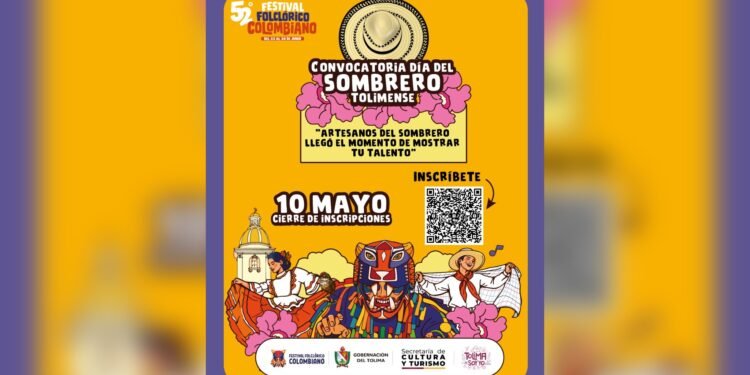 Cuenta regresiva: artesanos tienen hasta el 10 de mayo para inscribirse al Día del Sombrero Tolimense