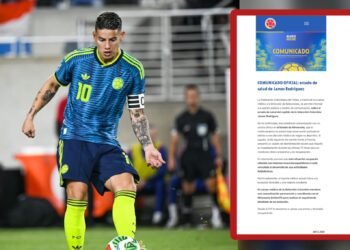 James Rodríguez hospitalizado en Minnesota por deshidratación severa